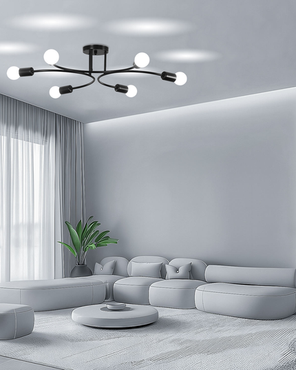 Moder U-Shape Decorative Lamps Chandelier