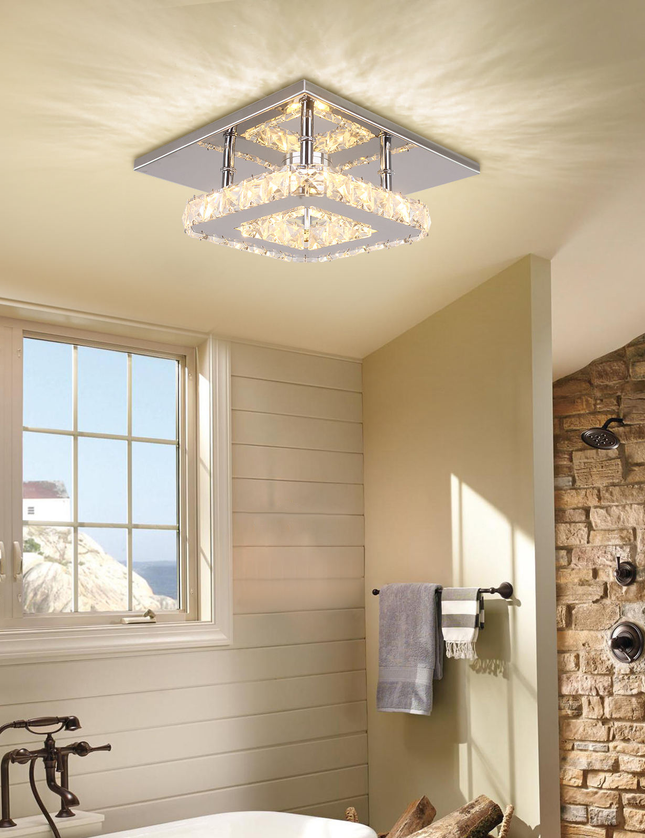 Mini Square Flush Mount Ceiling Light