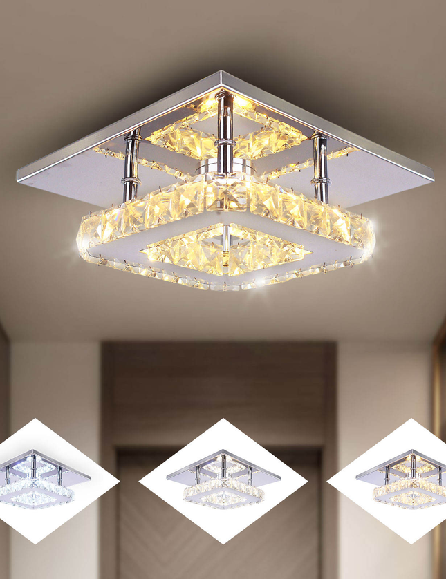 Mini Square Flush Mount Ceiling Light