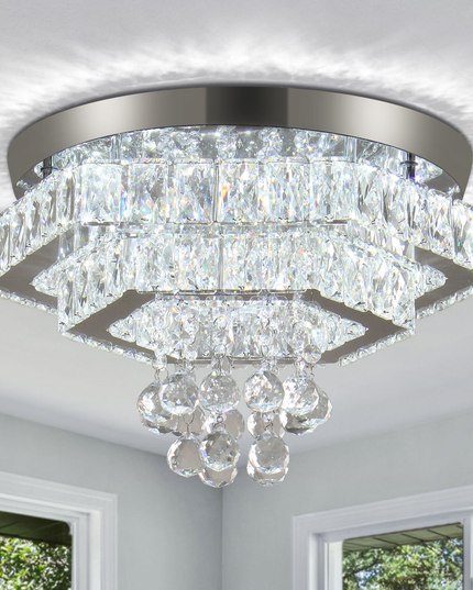 Modern Luxury LED Double Layer Chandelier