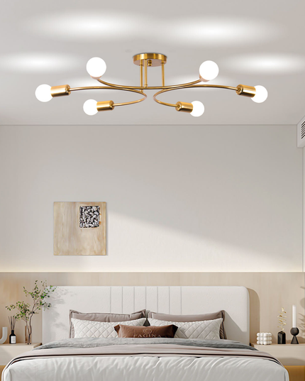 Moder U-Shape Decorative Lamps Chandelier