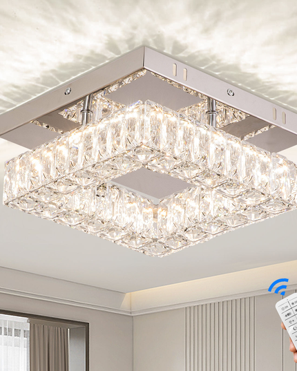 Square Flush Mount LED Ceiling Light