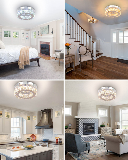 Modern K9 Crystal Chandelier Led Ceiling Light
