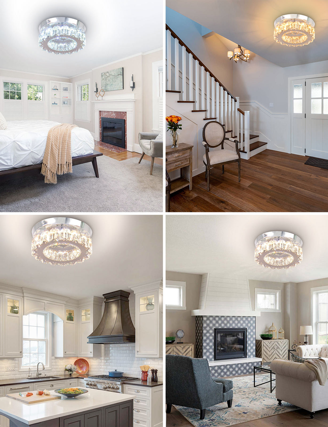 Modern K9 Crystal Chandelier Led Ceiling Light