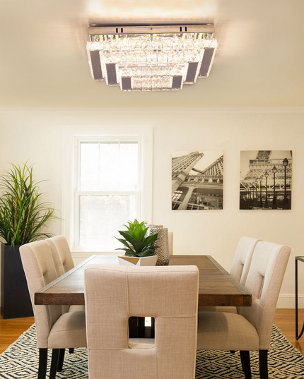 Home Decor Living Room Crystal Ceiling Light