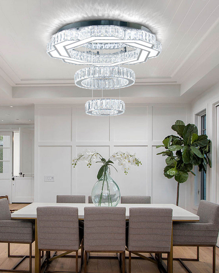 K9 Crystal LED Luxury Large Wedding Ceiling Light