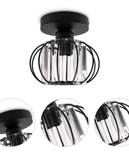 Pumpkin Shape Ceiling Light Hallway Chandelier
