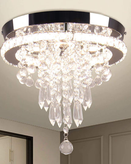 11.8 Inch LED Luxury Modern Nordic Crystal Chandelier