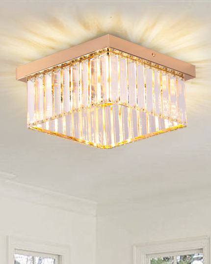 Nordic K9 Crystals Square Chandelier