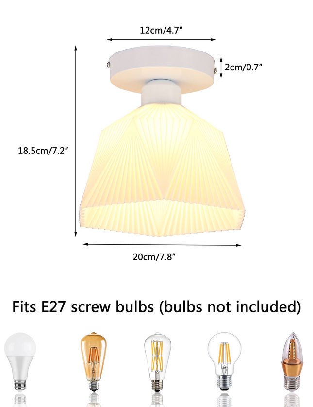 Home Decor Ceiling Lights E27 Bulb