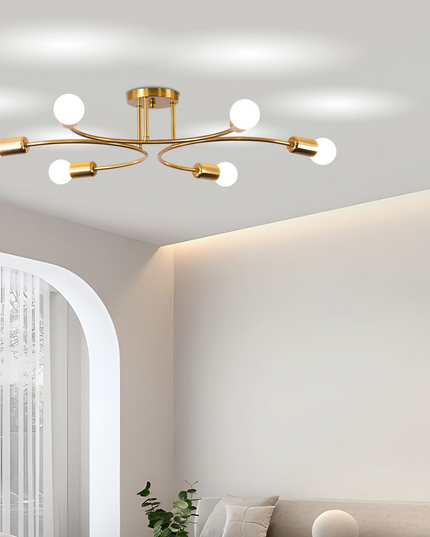 Moder U-Shape Decorative Lamps Chandelier