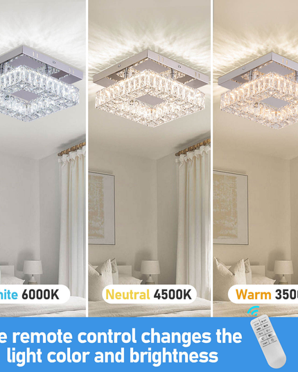 Square Flush Mount LED Ceiling Light
