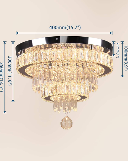 K9 Crystal Pendant Ceiling Light