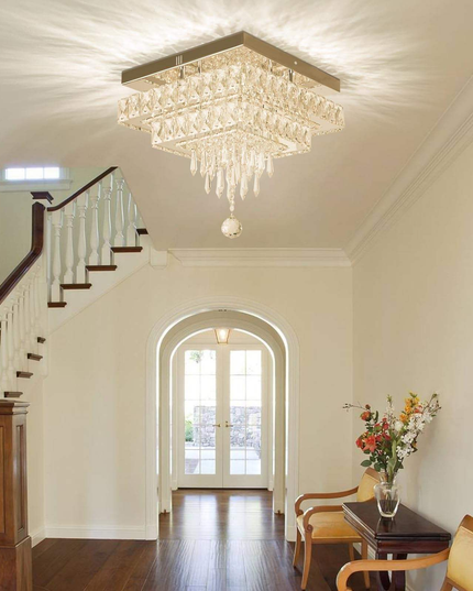 Crystal Ceiling Light Fixture LED Chandeliers