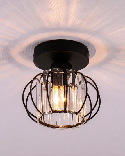 Pumpkin Shape Ceiling Light Hallway Chandelier