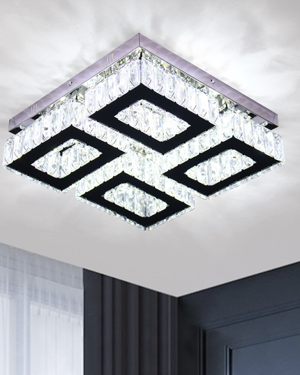 Modern Square Chandeliers Led Crystal Chandelier