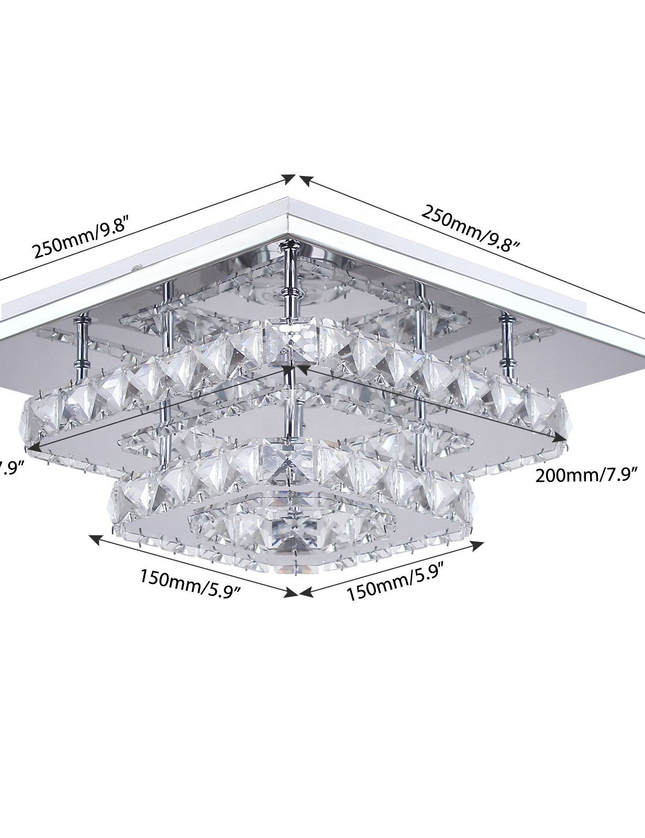 Mini Square Flush Mount Ceiling Light