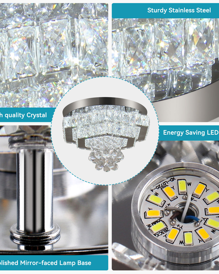 Modern Luxury LED Double Layer Chandelier