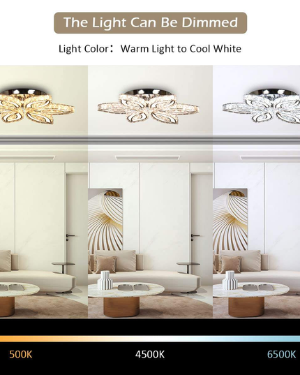 Modern 6 Leafs Design LED Ceiling Light
