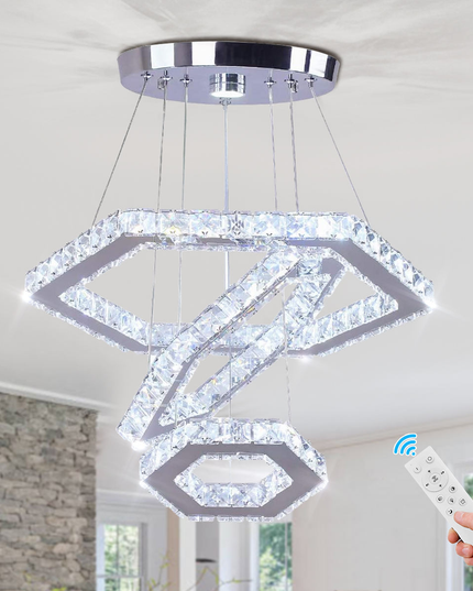 Modern Exquisite LED Crystal Chandelier Pendant Light