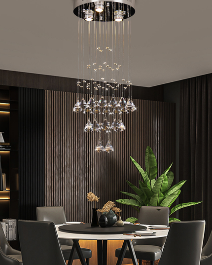 Modern K9 Crystal Pendant Light Chandelier