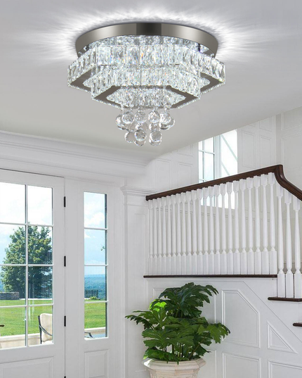 Modern Luxury LED Double Layer Chandelier