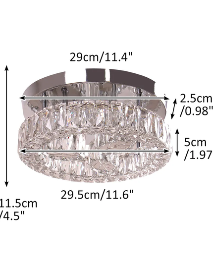 K9 LED Crystal Ceiling Chandelier