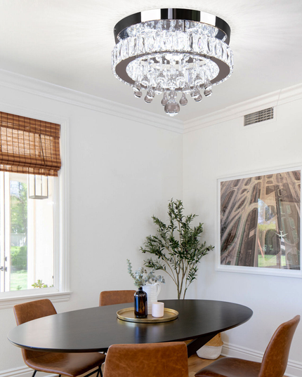 11.8'' Modern Luxury K9 Crystal LED Ceiling Lights