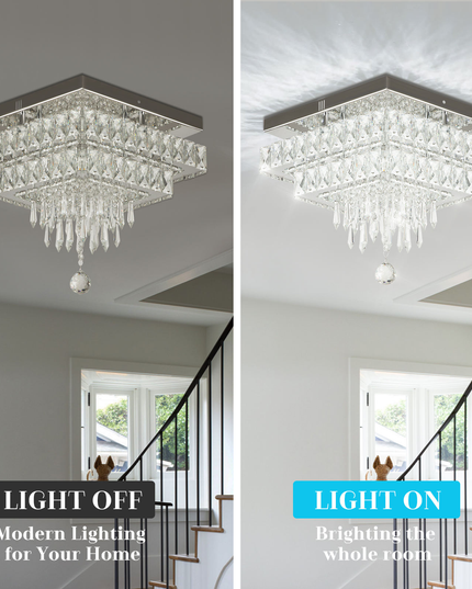 Crystal Ceiling Light Fixture LED Chandeliers