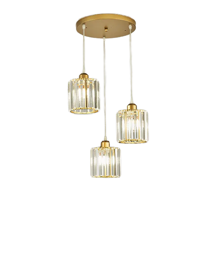 3 Heads Crystal Chandelier Ceiling Light
