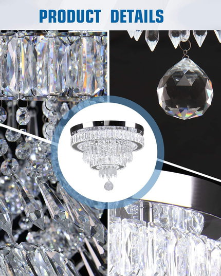 K9 Crystal Pendant Ceiling Light