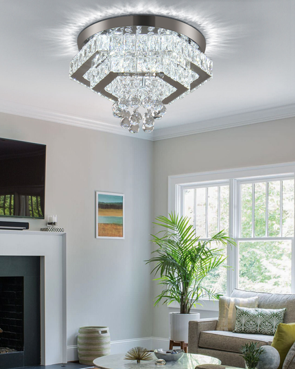 Modern Luxury LED Double Layer Chandelier