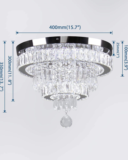 K9 Crystal Pendant Ceiling Light