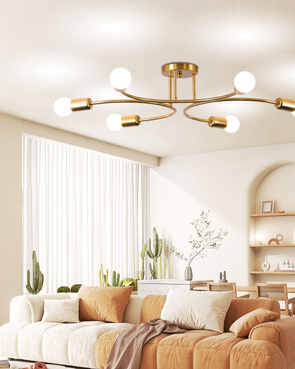 Moder U-Shape Decorative Lamps Chandelier