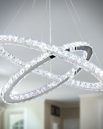 Ring Shape LED Crystal Chandelier