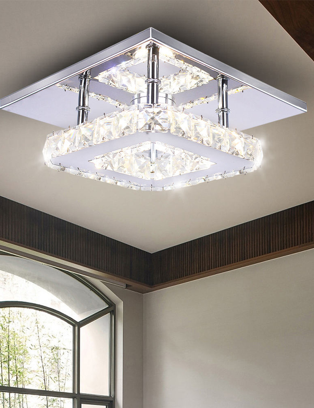 Mini Square Flush Mount Ceiling Light