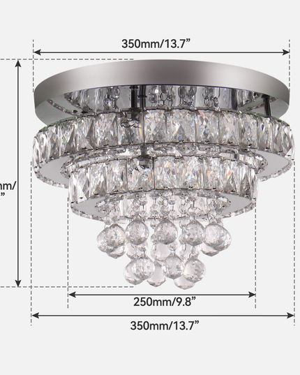 K9 Crystal Ceiling Lights for Living Room
