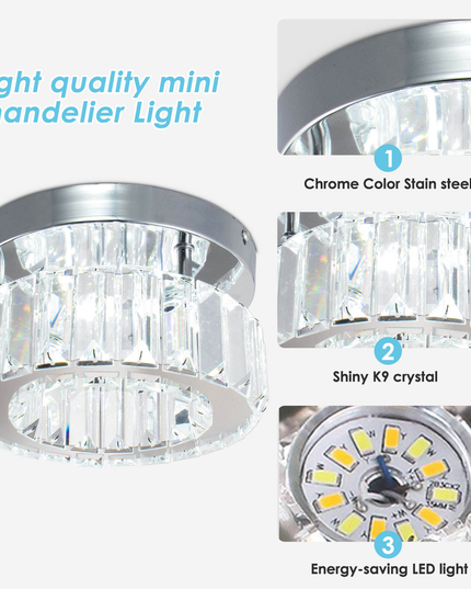 Crystal Corridor Ceiling Light Chandelier Lighting