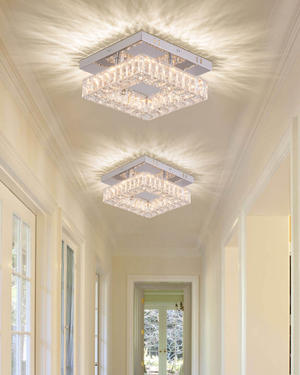 Square Flush Mount LED Ceiling Light