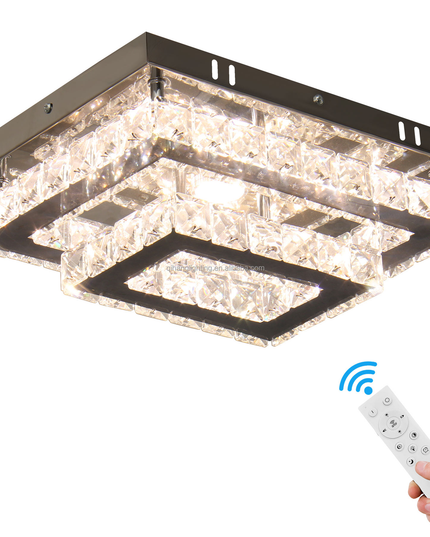 Modern 2 Layer Crystal Ceiling Lamp Lighting