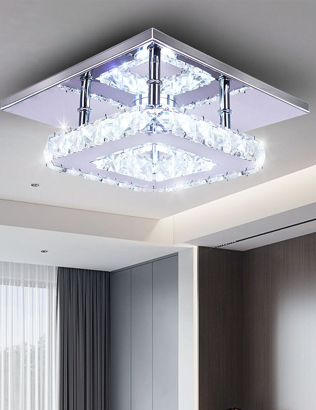 Mini Square Flush Mount Ceiling Light