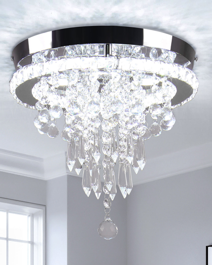 11.8 Inch LED Luxury Modern Nordic Crystal Chandelier