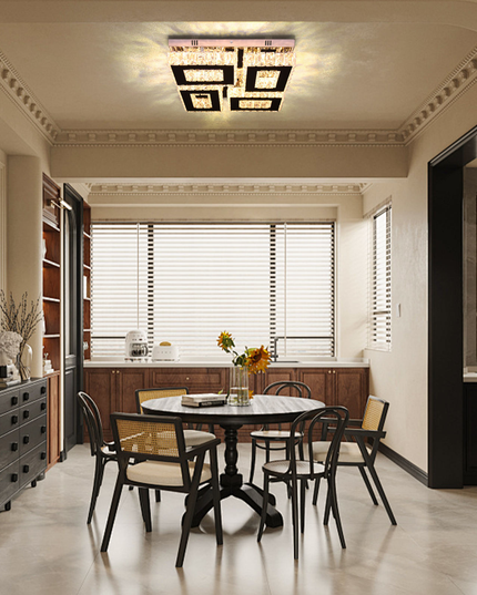 Modern Square Chandeliers Led Crystal Chandelier