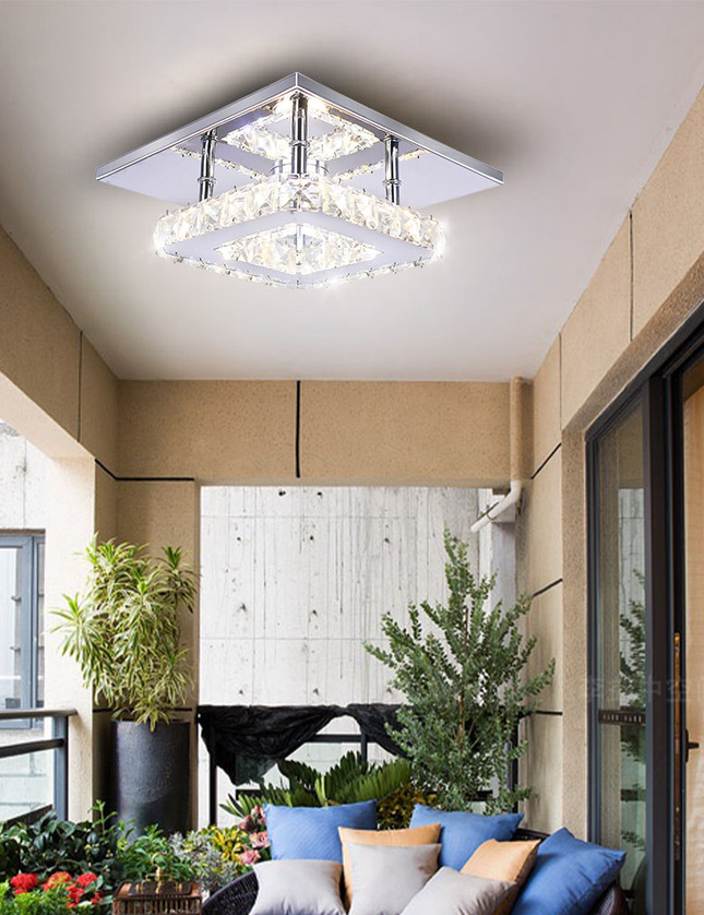 Mini Square Flush Mount Ceiling Light