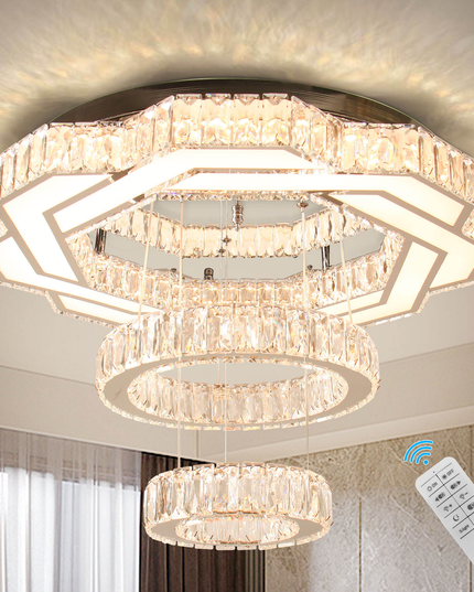 K9 Crystal LED Luxury Large Wedding Ceiling Light