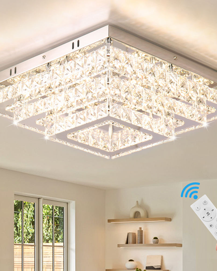 Home Decor Living Room Crystal Ceiling Light