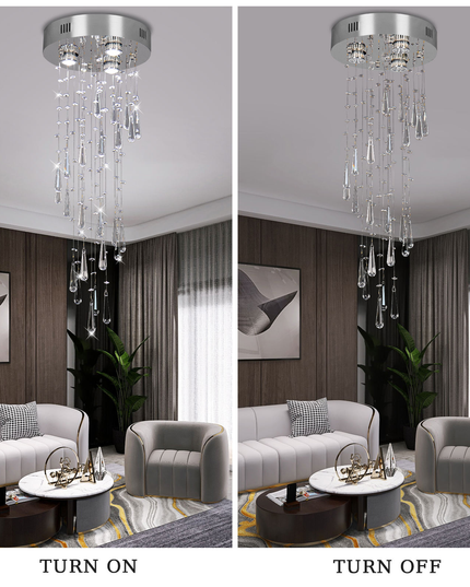 Luxury Modern LED Ceiling Light Crystal Chandelier