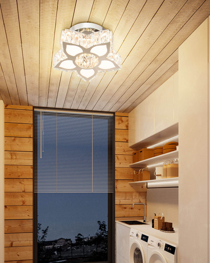 Luxury Minimalist Design LED Crystal Chandelier