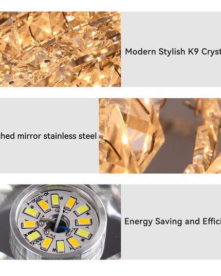 Modern Luxury Crystal Ceiling Pendant Light