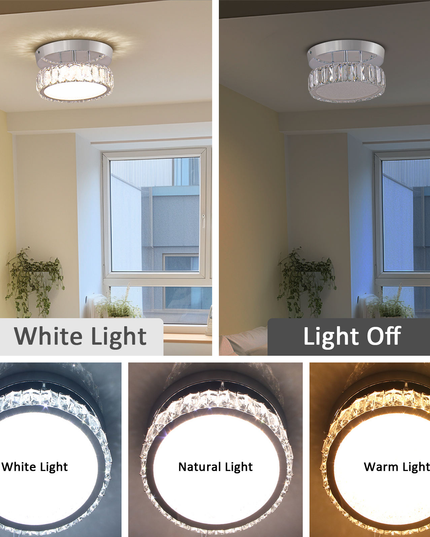 Modern Mini K9 Crystal Ceiling Lamp
